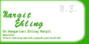 margit ehling business card